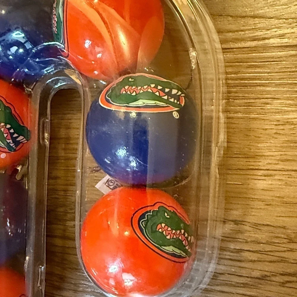 Florida Gators Forever Collectibles Team Logo 2” 12 pack Ornaments Blue Orange